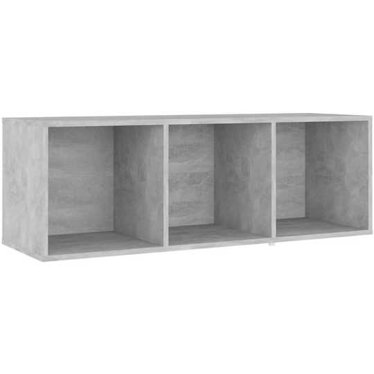 Tv Cabinet Concrete Grey 107x35x37 cm Engineered Wood Vidaxl Grey