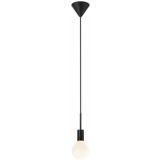 Nordlux Paco Slim Pendant Ceiling Light Black, E27