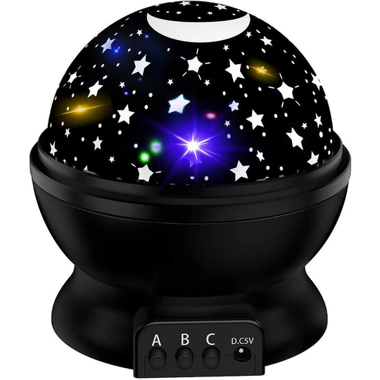 Thsinde - Children's Night Light Projector black