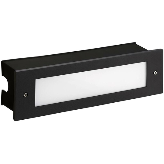 Leds-C4 Micenas - Outdoor led Recessed Wall Light Black 29.8cm 1215lm 4000K IP65