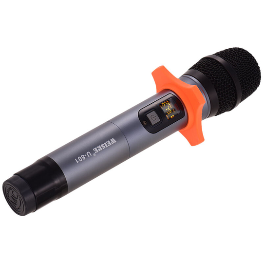 Uhf Handheld Wireless Microphone Mic with Mini Receiver 50 Channels for Karaoke Business Meeting Speech Home Entertainment