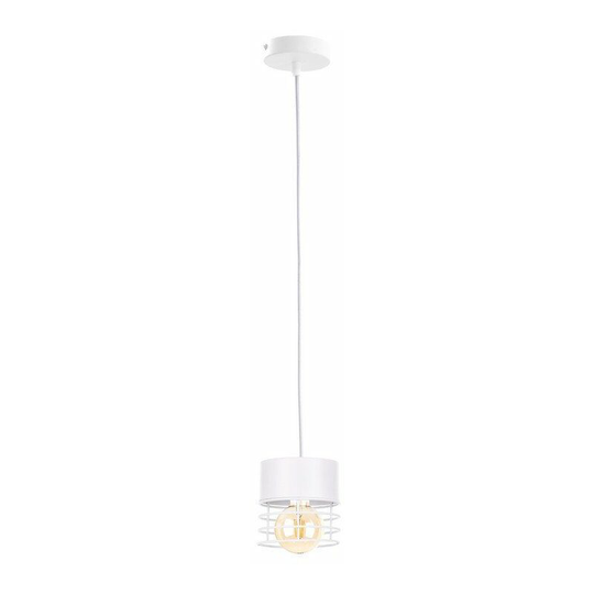 Keter Atollo Slim Pendant Ceiling Light White, 12cm, 1x E27