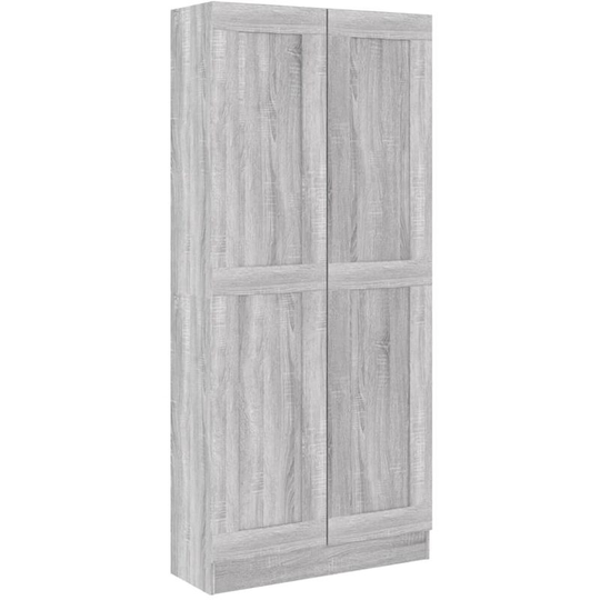 Vidaxl - Book Cabinet Grey Sonoma 82.5x30.5x185.5 cm Engineered Wood Grey