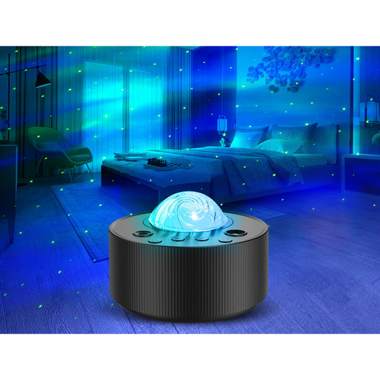 Projector Lamp - Northern Lights Aurora Projector for Bedroom, Playroom Decor, Black - Muff