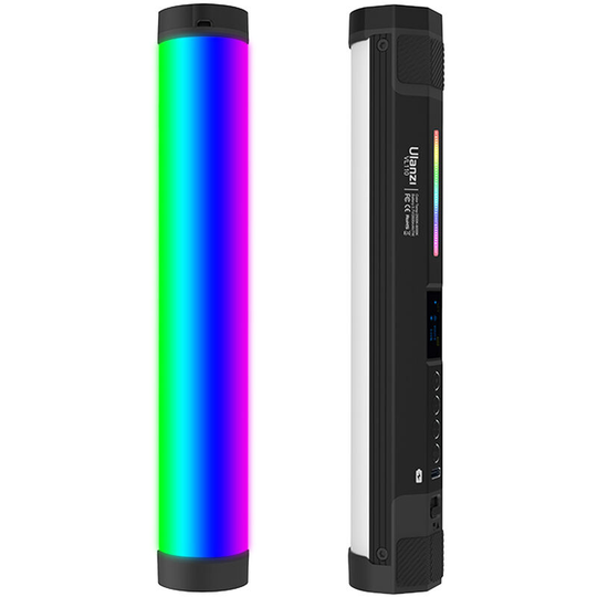 Ulanzi - VL110RGB Portable rgb Tube Light Magnetic led Video Light Wand 2500K-9000K Dimmable 20 Lighting Effects CRI95+ Built-in Battery