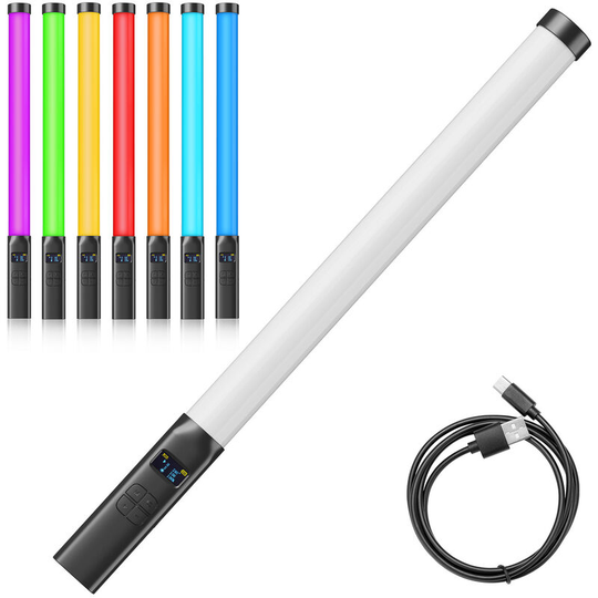 Ulanzi - VL119 rgb Tube Light Handheld led Video Light Wand 2500K-9000K Adjustable Brightness 20 Lighting Effects cri 95 Built-in Battery for Vlog
