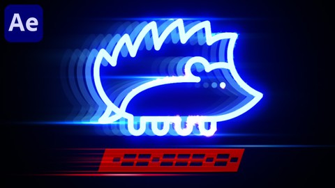 Sonic Text Logo Animation for Beginners using After Effects