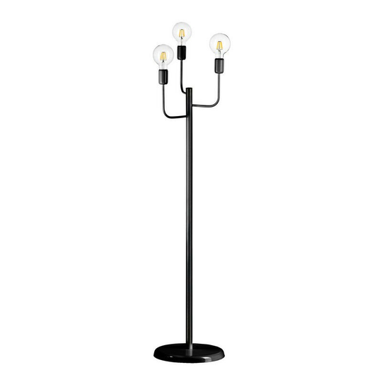 Onli Lighting - Onli Mantis 3 Light Multi Arm Floor Lamp, Black