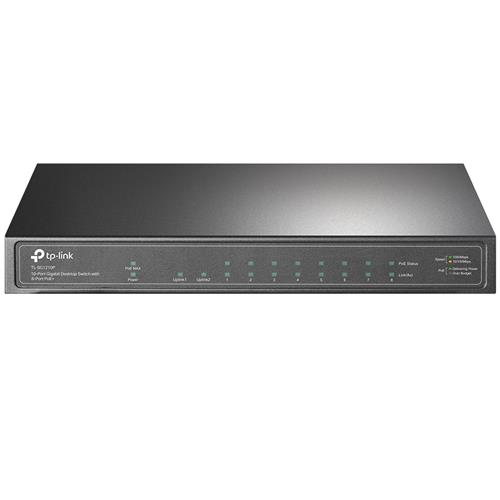 TP-Link TL-SG1210P network switch Unmanaged Gigabit Ethernet (10/100/1000) Power over Ethernet (PoE) Grey