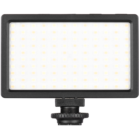 Liyadi - led Video Light Panel On-Camera 3200K-5600K Dimmable Lamp Adjustable Brightness Flash Light with Cold Shoe Mount for Photography Live
