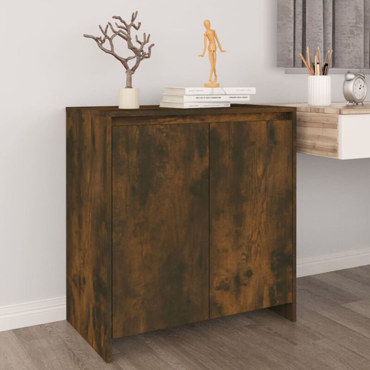 Sideboard Smoked Oak 70x40x73.5 cm Chipboard