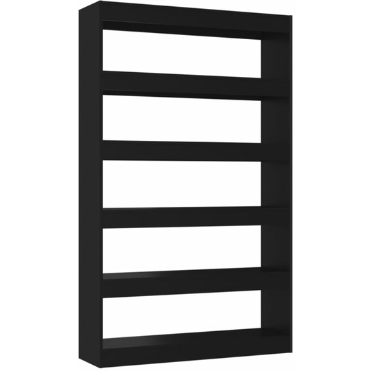 Vidaxl - Book Cabinet/Room Divider Black 100x30x166 cm Black