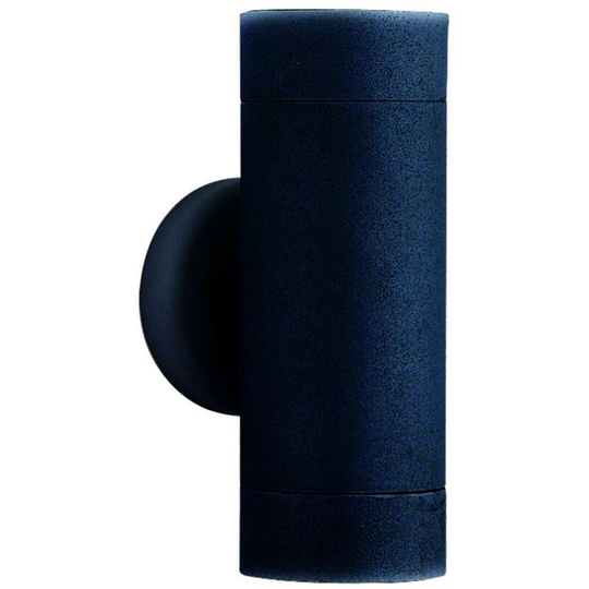 Searchlight Outdoor - led Outdoor Up Down Wall 2 Light, Black Cast Aluminium, IP44