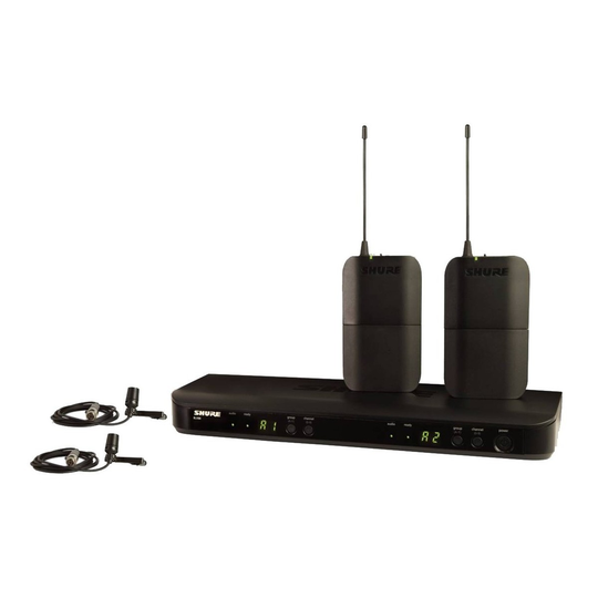 Shure BLX188E/CVL-S8 Dual Wireless Lavalier Microphone System