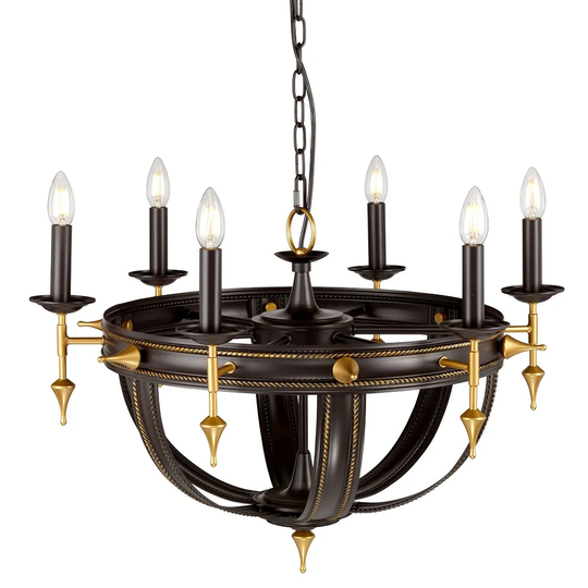Elstead Lighting Regal 6 Light Chandelier