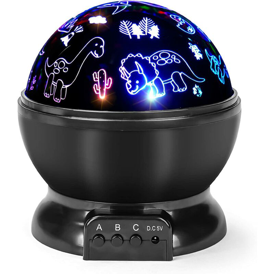 Thsinde - Baby Sensory Night Lights Projector Sleep Aid-360° r 8 Light Modes-Unicorn Dinosaur Gifts for Kids