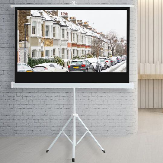 72 Inch hd Tripod Projector Screen - Livingandhome