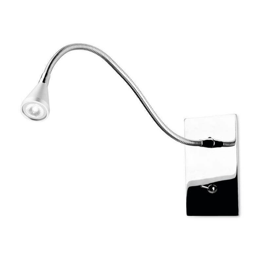 Leds-C4 Book - led 1 Light Indoor Adjustable Wall Reading Light Chrome