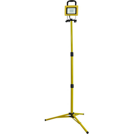 Faithfull - 20W 110V Site Light 2000 Lumen with Tripod - White