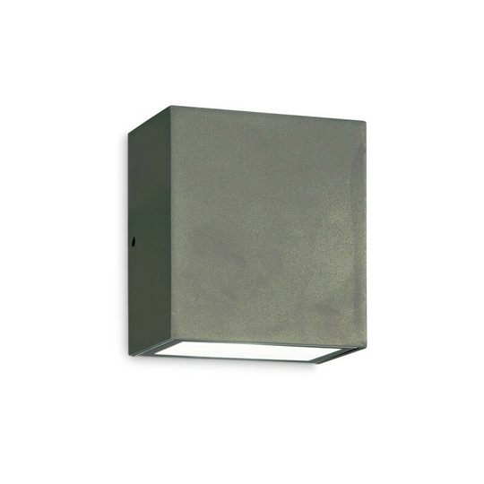 Ideal Lux led Outdoor Cubic Up & Down Wall Light Anthracite IP65, 3000K