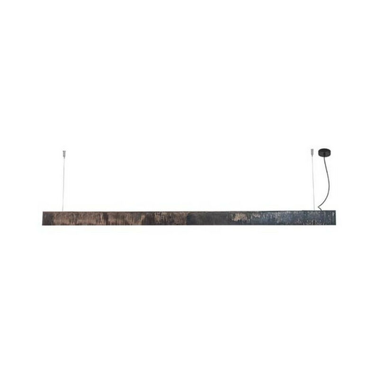 Larissa Nafplio Line Bar Light Aluminium-Difuser Black Rusty
