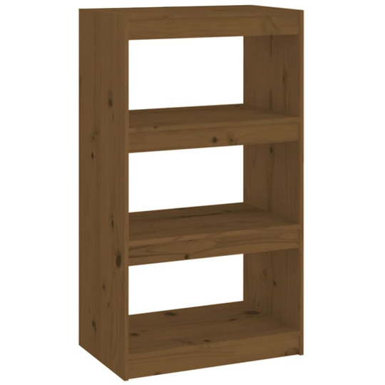 Book Cabinet/Room Divider Honey Brown 60x30x103.5 cm Wood Pine Vidaxl Brown
