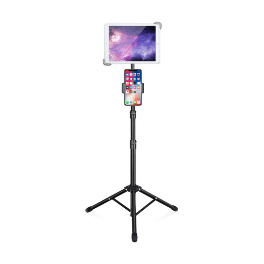 Benobby Kids - Tablet Stand, Height Adjustable iPad Tripod Stand with 2 Brackets, Tablet Holder & iPad Stand Compatible with iPad Mini, iPad Air and