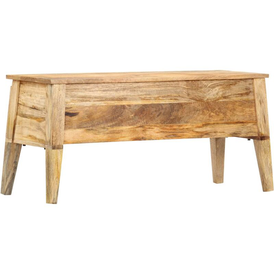 Devenirriche - Storage Box 99x35x48 cm Solid Mango Wood - Brown
