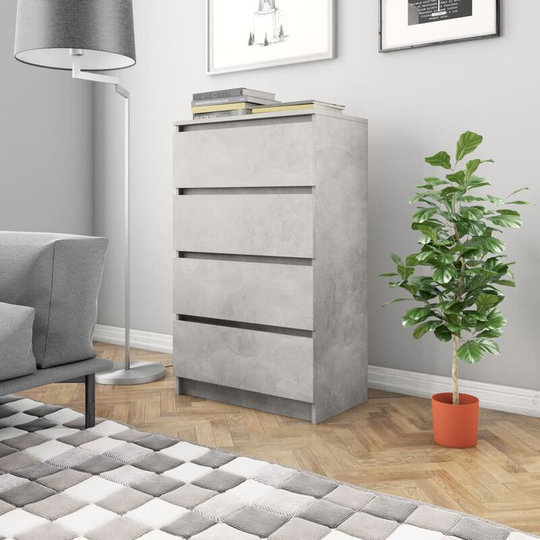 Sideboard Concrete Grey 70x40x97 cm Chipboard VDTD31567 - Topdeal
