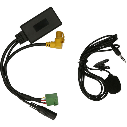 Car mmi 3G bt aux ami Multimedia bt Adapter Audio Cable Microphone Handsfree Replacement for audi A4 A5 A6 Q5 Q7 S5,model:Black