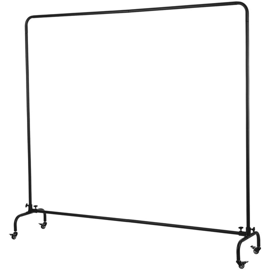 2.6 * 3 Meters/ 8.5 * 9.8FT Studio Backdrop Stand Bracket Aluminum Alloy Photography Background Support System with Pulleys Carrying Bag 4pcs