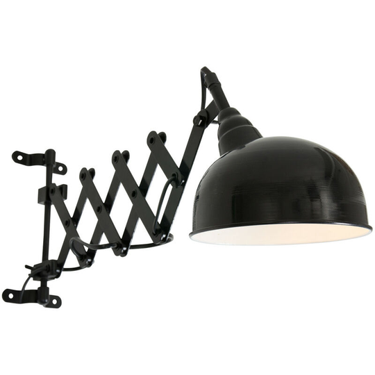 Sienna Yorkshire Dome Wall Light Black Matt