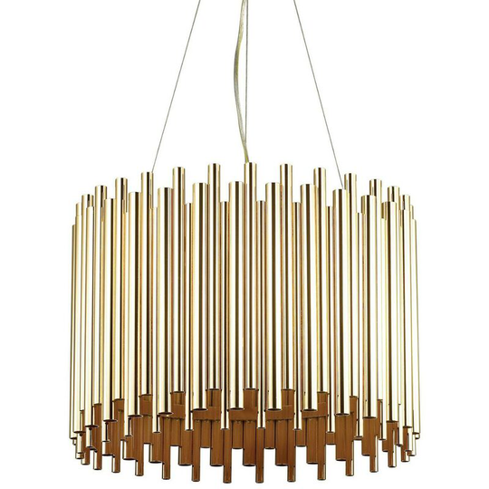 Ideal Lux Lighting - Ideal Lux Pan - 5 Light Ceiling Pendant Gold