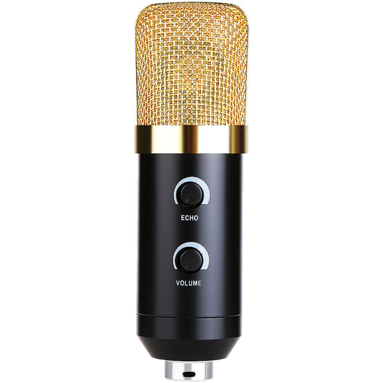 Usb Condenser Microphone Wired Desktop Sound Recording Microphone Cardioid Directivity Mic with Tripod Stand for pc Laptop