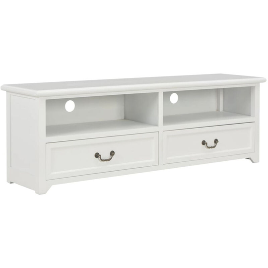 Lifcausal - tv Cabinet White 120x30x40 cm Wood