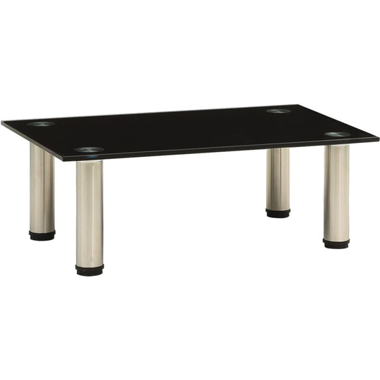 Tv Stand Black 40x35x17 cm Tempered Glass Vidaxl Black