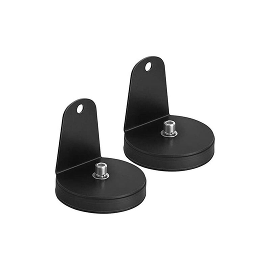 Aougo - 2pcs Magnetic Base led Light Bar Mounting Brackets, Mounting Bracket Suction Cup Holder for led Work Lights Driving Lights