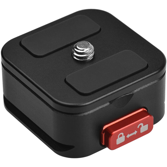 Aluminum Alloy Quick Release Plate Tripod QR Plate Camera Mount Adapter Quick Setup with 1/4 Inch Screw for DSLR Camera