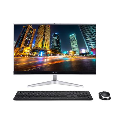 Acer Aspire C24-1651 All-in-One PC - (Intel Core i5-1135G 8GB 2TB HDD and 512GB SSD NVIDIA GeForce MX450 23.8 inch Full HD Touchscreen Display Wireless Keyboard and Mouse Windows 11 Silver)