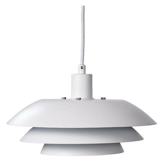 Dyberg Larsen Dome Pendant Ceiling Light Matt White 31cm