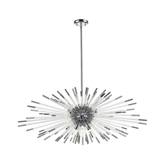 Schuller Lighting - Schuller Evasion - Pendant Light Spherical, Chrome, 9x G9