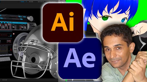 After Effects + Illustrator - 2 cursos completos para voc.