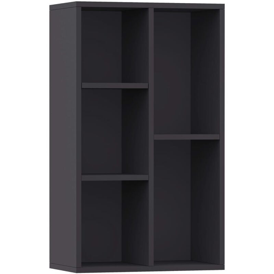 Book Cabinet/Sideboard Grey 50x25x80 cm Engineered Wood Vidaxl Grey