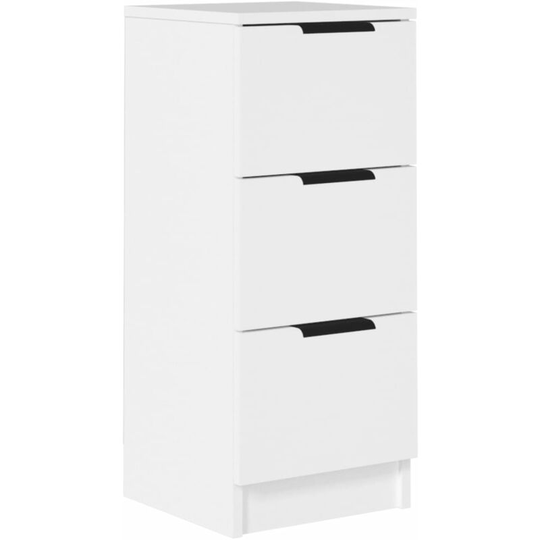 Sideboard White 30x30x70 cm Engineered Wood Vidaxl White