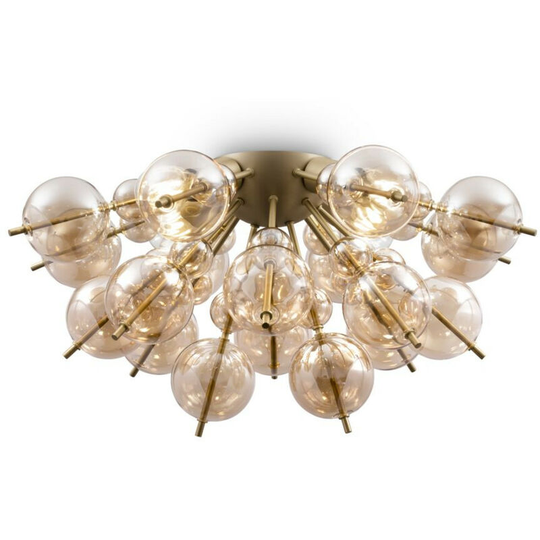 Maytoni Modern - Bolla Modern Bolla 4 Light Brass Ceiling Lamp Glass Globe Shades