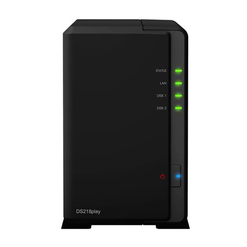 Synology DiskStation DS218play RTD1296 Ethernet LAN Compact Black NAS