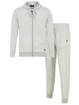 Lyle & Scott Earl Lounge Set - Light Grey Marl, Light Grey Marl, Size S, Men