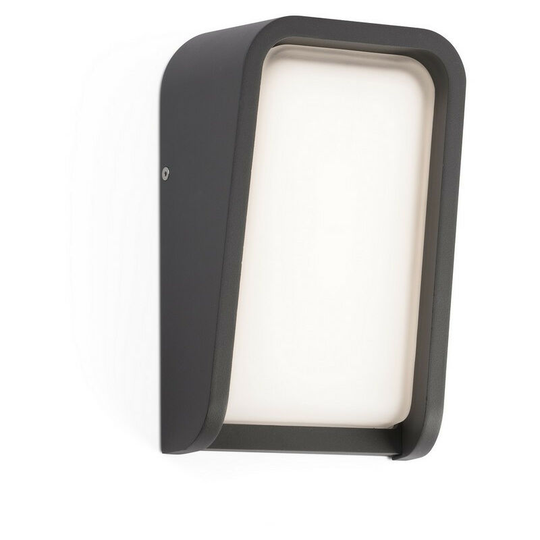 Faro mask - Integrated led Flush Wall Light Outdoor Wall Light Grey, 3000K, IP65
