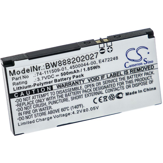 Vhbw - Battery Replacement for Cisco 4500044-00, 74-111509-01, E472248 for Microphone (500mAh, 3.7V, Li-polymer)