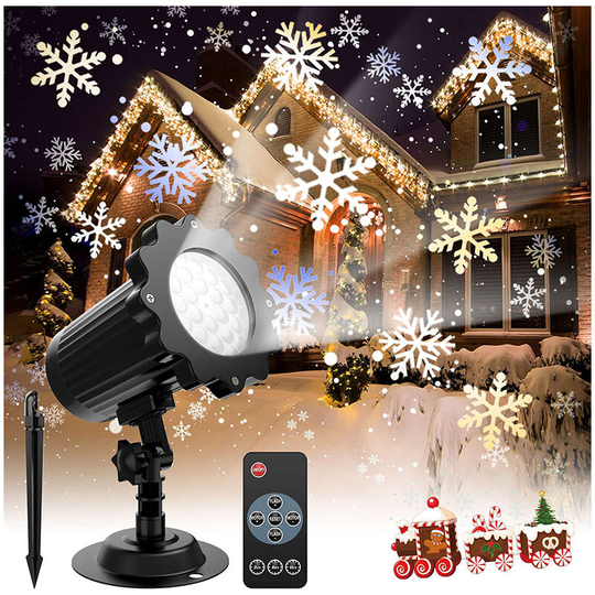 Candle Snowflake Christmas Projector led IP65 Projector Light Outdoor and Indoor Decoration,Christmas, Wedding